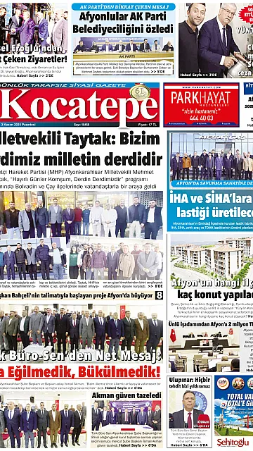 E-Gazete - Tarih: 03 Kasım 2025