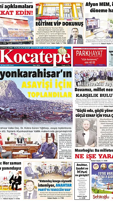 E-Gazete - Tarih: 30 Ocak 2026