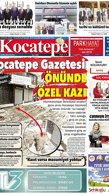 E-Gazete - Tarih: 30 Mart 2026