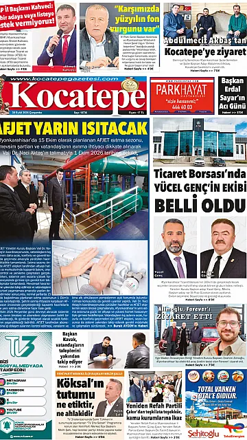 E-Gazete - Tarih: 30 Eylül 2026