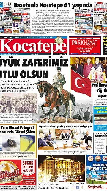 E-Gazete - Tarih: 30 Ağustos 2025