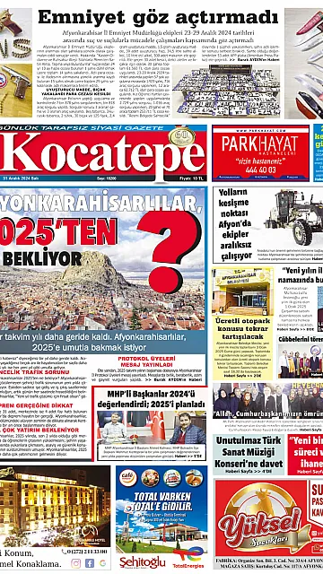 E-Gazete - Tarih: 31 Aralık 2024