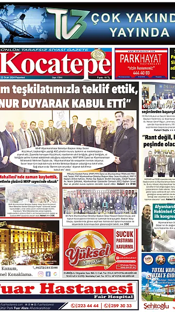 E-Gazete - Tarih: 22 Ocak 2024