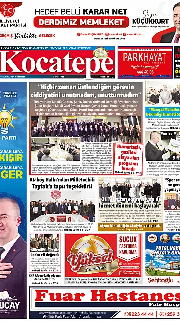 E-Gazete - Tarih: 05 Şubat 2024