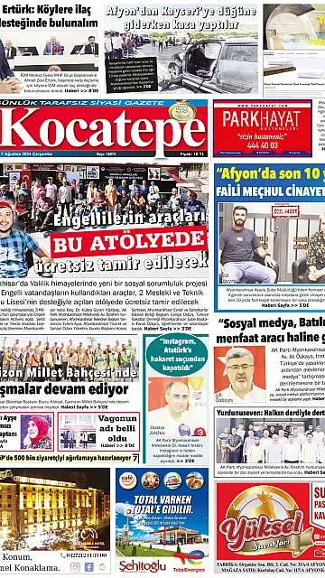 E-Gazete - Tarih: 07 Ağustos 2024