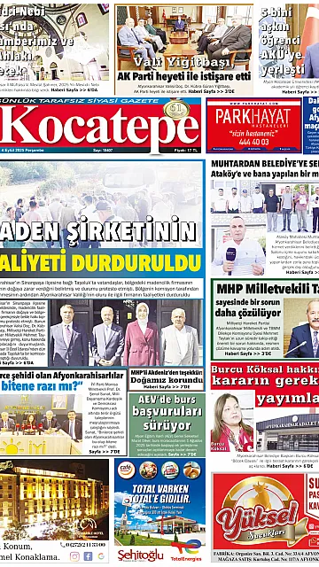 E-Gazete - Tarih: 04 Eylül 2025