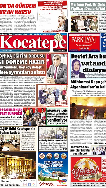 E-Gazete - Tarih: 05 Eylül 2025
