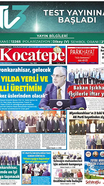 E-Gazete - Tarih: 06 Mart 2026