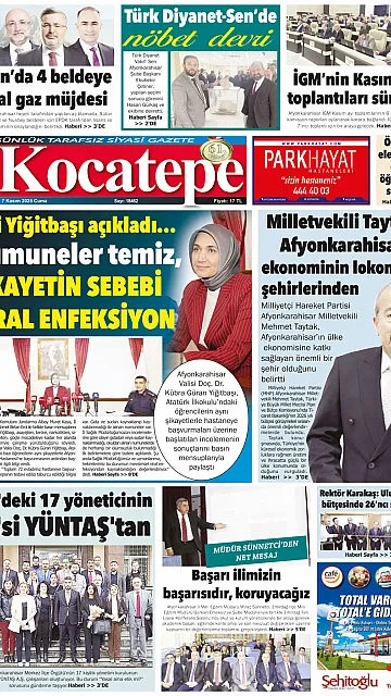 E-Gazete - Tarih: 07 Kasım 2025