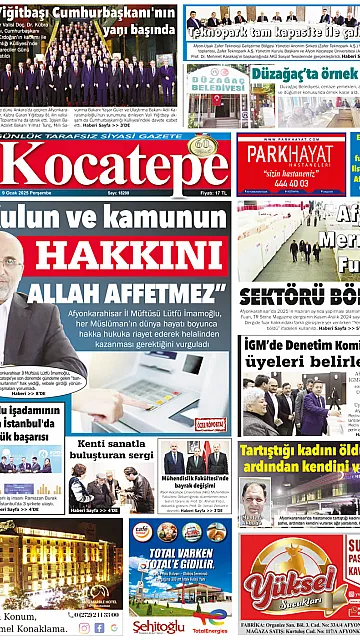 E-Gazete - Tarih: 09 Ocak 2025