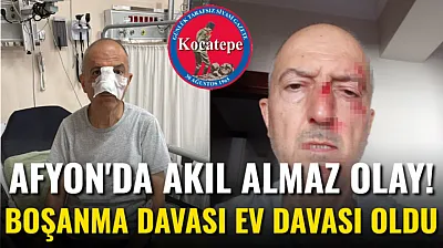 Afyon'da Akıl Almaz Olay! Boşanma Davası Ev Davası Oldu