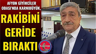 Afyon Giyimciler Odası'nda Karnıbüyük, Rakibini Geride Bıraktı