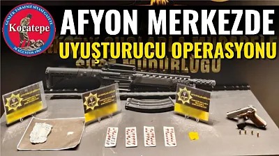 Afyon Merkezde Uyuşturucu Operasyonu