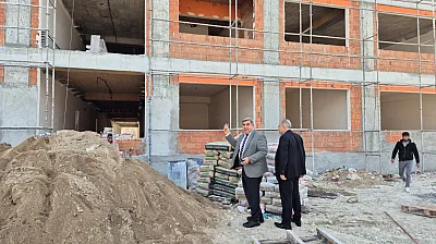 İkinci Fen Lisesi İnşaatı Hızlı İlerliyor