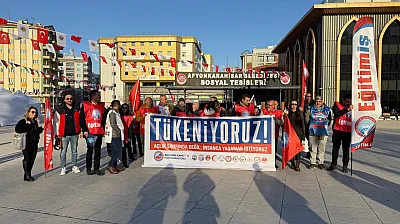 'İnsan Onuruna Yaraşır Ücretler İstiyoruz'