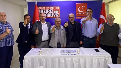 Saadet Partisi Afyon'da Bayramlaşma: Ali Hazer'den Sert Mesajlar