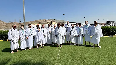 Sömestr Umrecileri Tekbir ve Dualarla Karşılandı