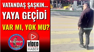 Vatandaş Şaşkın… Yaya Geçidi Var Mı, Yok Mu?