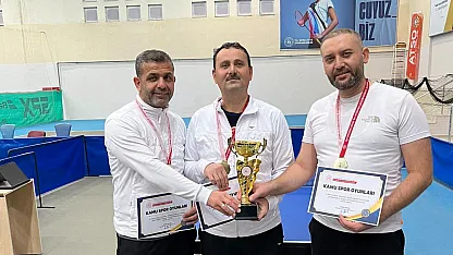 Afyonkarahisar İl Müftülüğü Masa Tenisi Turnuvasını Namağlup Tamamladı