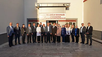 Bakanlık Afyon'da Devlet Hastanesini Değerlendirdi