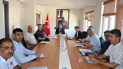Çay'da 'Afet Koordinasyon Kurulu' Toplantısı Gerçekleştirildi