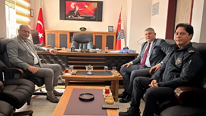 Kaymakam Arıkan'dan, Tayyar Arıkan'a Ziyaret
