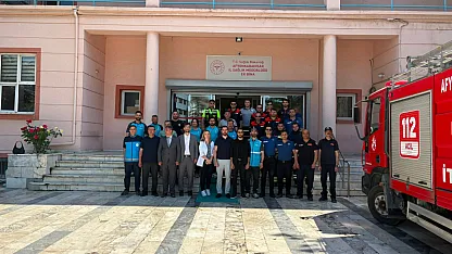 Sağlık Müdürlüğündeki Yangın Tatbikatı Gerçeğini Aratmadı