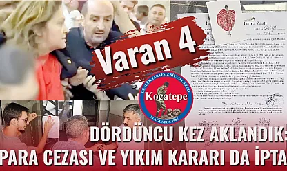 Dördüncü kez Aklandık: Para  Cezası ve Yıkım  Kararı da İptal