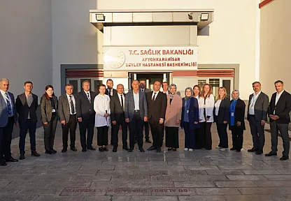 Bakanlık Afyon'da Devlet Hastanesini Değerlendirdi