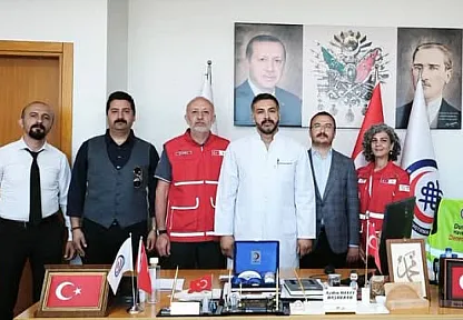 Başhekim Balcı, Türk Kızılayı Yöneticilerini Ağırladı