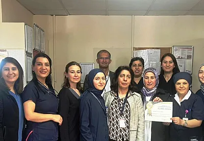 Kütahya Evliya Çelebi Eğitim Ve Araştırma Hastanesi'nin 'İnme Ünitesi'ne Teşekkür Belgesi