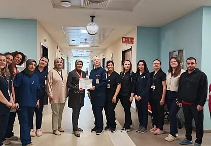 Kütahya Şehir Hastanesi Göz Ve Dermatoloji Kliniğine El Hijyeni Teşekkürü