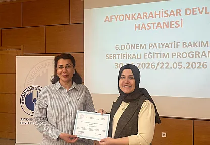 Palyatif Bakım Hemşireliği Sertifika Töreni Yapıldı