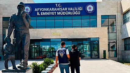 Afyon'da Aranan Hükümlü Yakayı Ele Verdi