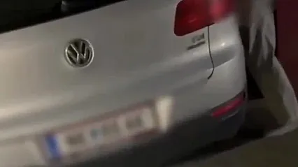AVM Otoparkındaki Görüntüler Gündem Oldu