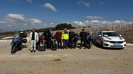Bilecik'te Eş Zamanlı Motosiklet Denetimi
