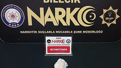 Bilecik'te Narkotik Operasyonu! Üzerinden Metamfetamin Çıktı