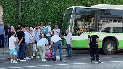 Bursa'da Anne ve Bebeğine Otobüs Çarptı