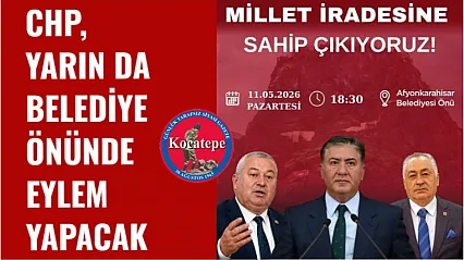 CHP, Yarın Da Belediye Önünde Eylem Yapacak