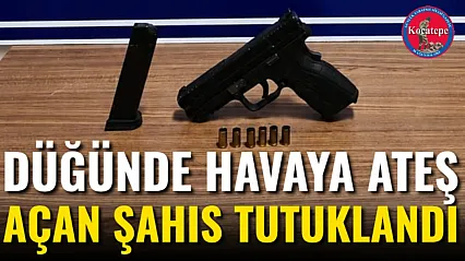 Düğünde Havaya Ateş Açan Şahıs Tutuklandı