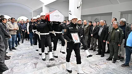 Geçirdiği Rahatsızlık Sonucu Vefat Eden Polis Memuru Son Yolculuğuna Uğurlandı