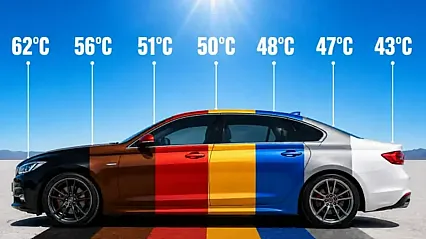 Güneş Altında Açık Renkli Araçlar Avantajlı