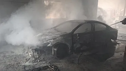 Afyonkarahisar'da Otomobil Yangını Paniğe Neden Oldu