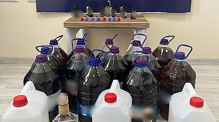 Sandıklı'da Sahte Alkol Operasyonu