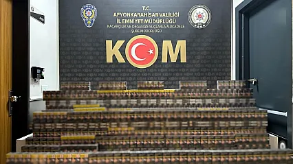 Sultandağı'nda 1830 Paket Kaçak Sigara Ele Geçirildi