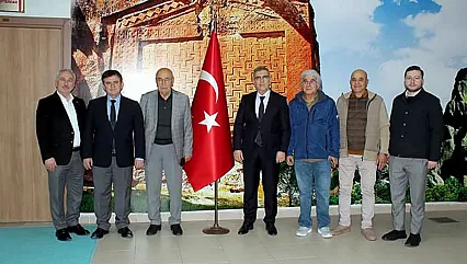 Afyon Heyeti Eskişehir Defterdarı Müsevitoğlu'nu Ziyaret Etti