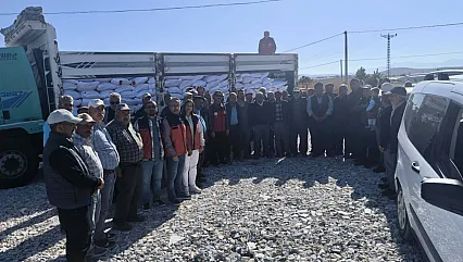 Hibe Destekli Buğday Tohumları Dağıtıldı