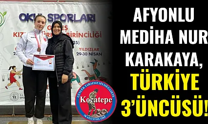 Afyonlu Mediha Nur Karakaya, Türkiye 3'üncüsü!
