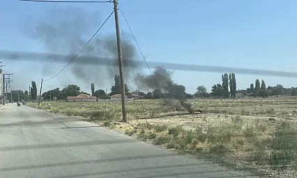 Arazideki Küçük Çaplı Yangın Ekipleri Hareketlendirdi