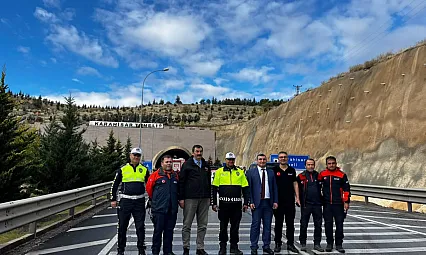 Karahisar Tünelinde Dikkat Çeken Prova